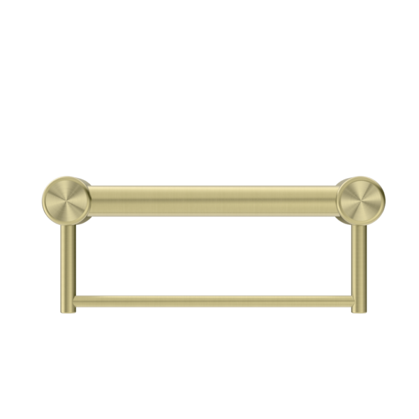 Nero Mecca Care 32mm Grab Rail with Towel Holder 300mm NRCR3212B
