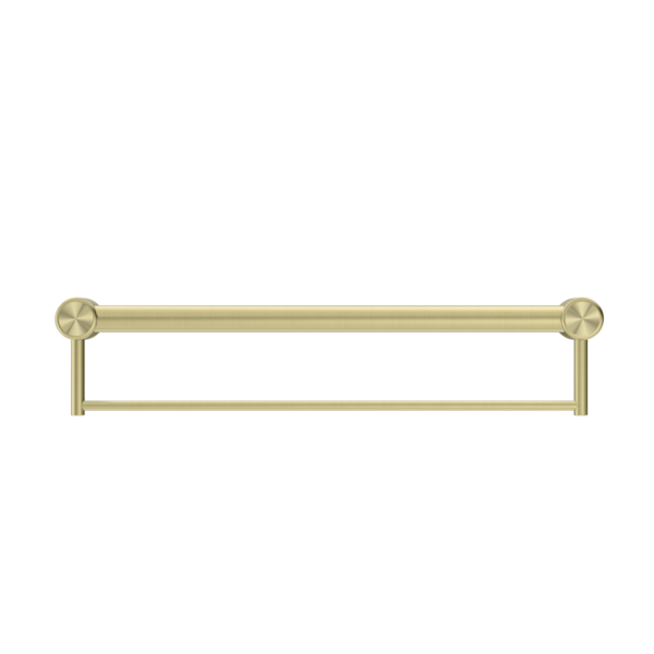 Nero Mecca Care 32mm Grab Rail with Towel Holder 600mm NRCR3224B