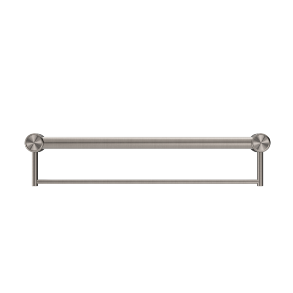 Nero Mecca Care 32mm Grab Rail with Towel Holder 600mm NRCR3224B