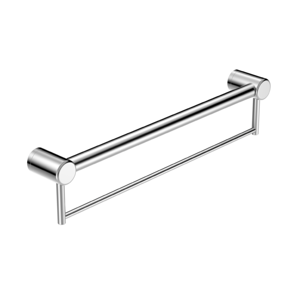 Nero Mecca Care 32mm Grab Rail with Towel Holder 600mm NRCR3224B