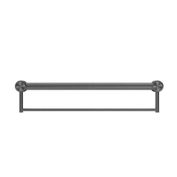 Nero Mecca Care 32mm Grab Rail with Towel Holder 600mm NRCR3224B