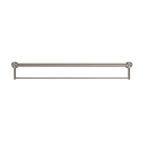 Nero Mecca Care 32mm Grab Rail with Towel Holder 900mm NRCR3230B