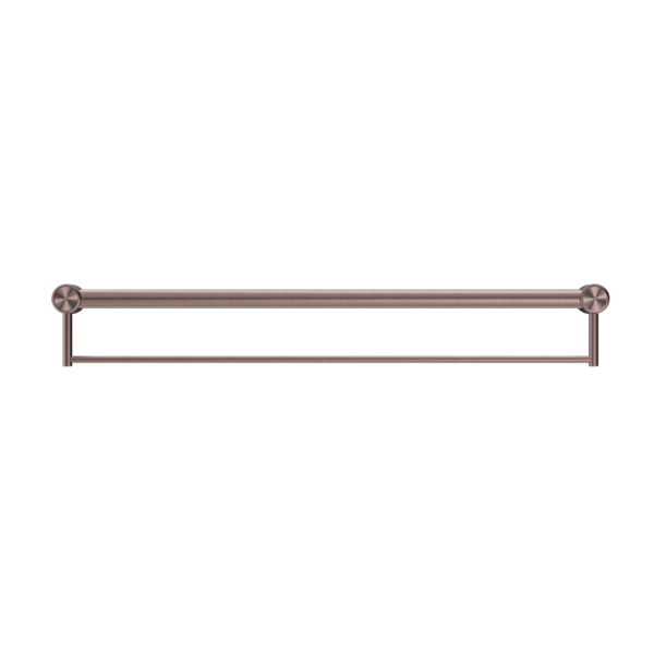 Nero Mecca Care 32mm Grab Rail with Towel Holder 900mm NRCR3230B