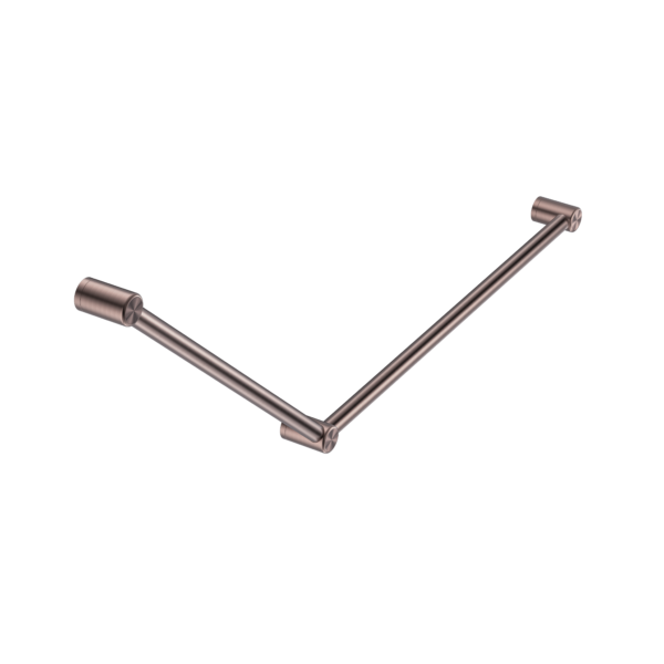 Nero Mecca Care 32mm DDA 45 Degree Grab Rail 750 x 900mm NRCR3245