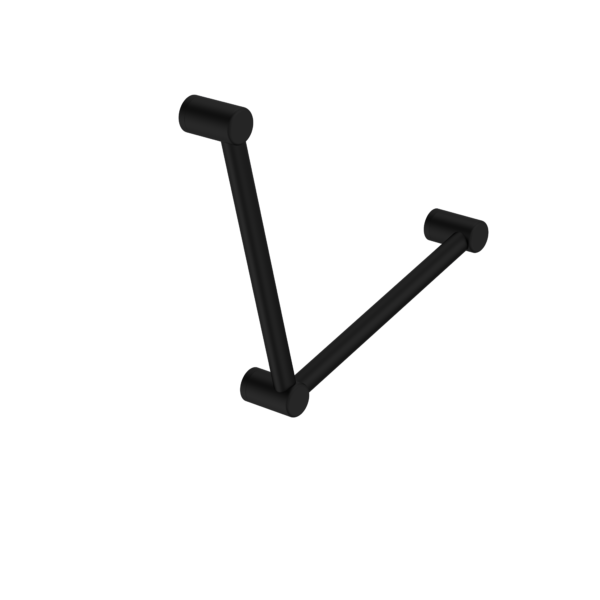 Nero Mecca Care 32mm Ambulant 90 Degree Grab Rail 450 x 450mm NRCR3290A