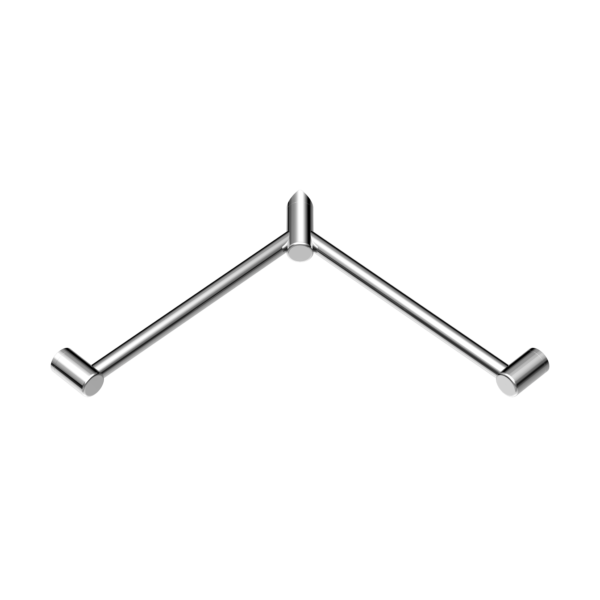 Nero Mecca Care 32mm Wrap Around Corner Grab Rail 600 x 600mm NRCR3290W