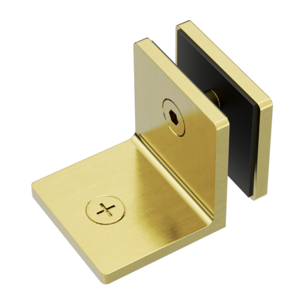 Nero 90 Degree Glass to Wall Shower Screen Bracket 10mm NRSH204