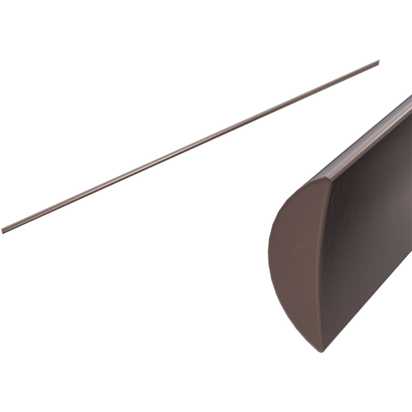 Nero Half Round Water Seal Rail 750mm NRSH401