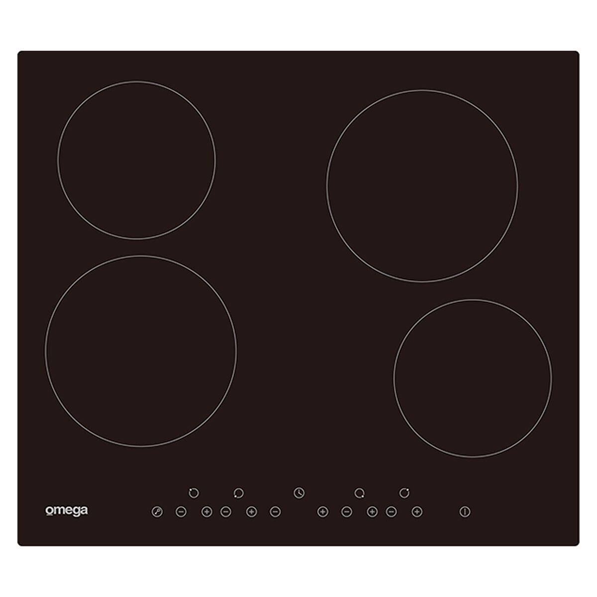 Omega 60cm Electric Ceramic Cooktop Touch Control OCC64TCOM