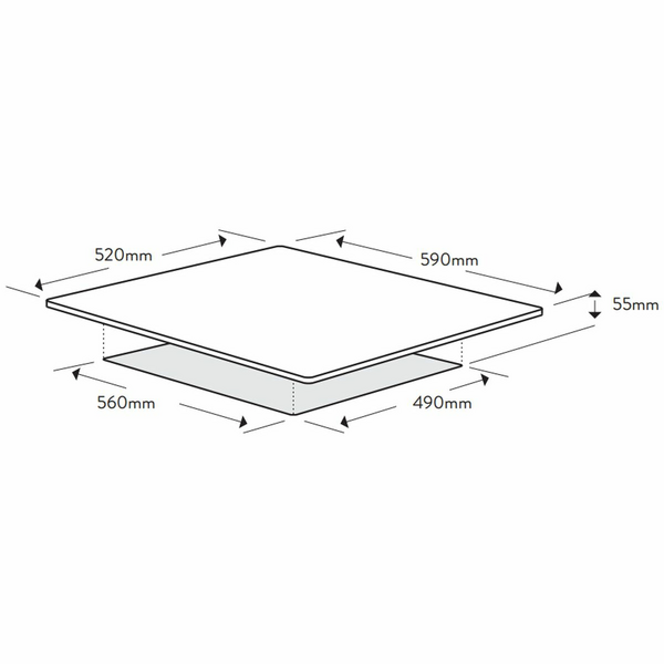 Omega 60cm Ceramic Cooktop OCC64TCOM