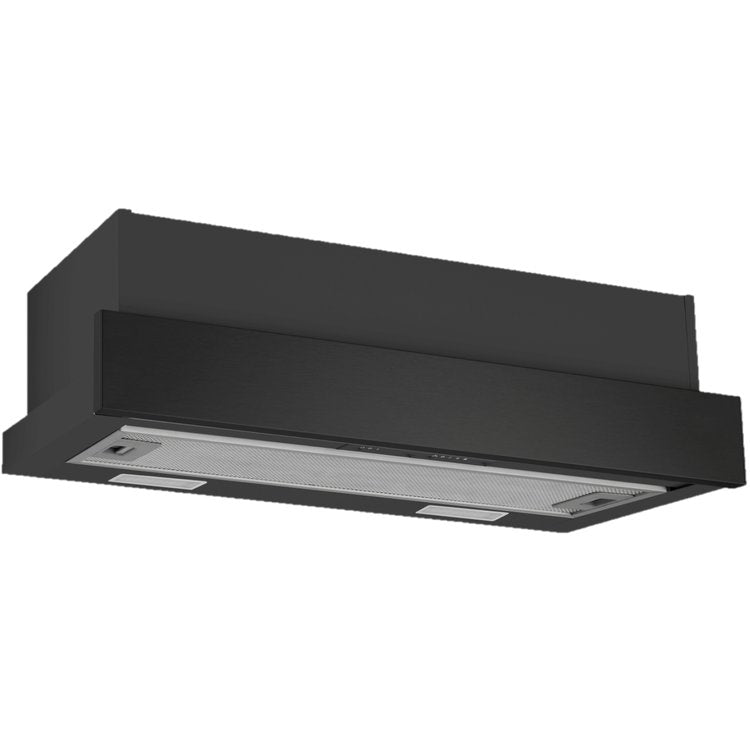 Omega 60cm Black Slideout Rangehood ORT6WBA