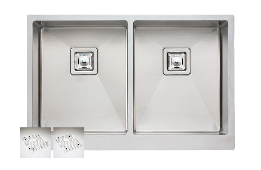 Oliveri Professional Butler Series Double Bowl Sink with Apron PR1263U