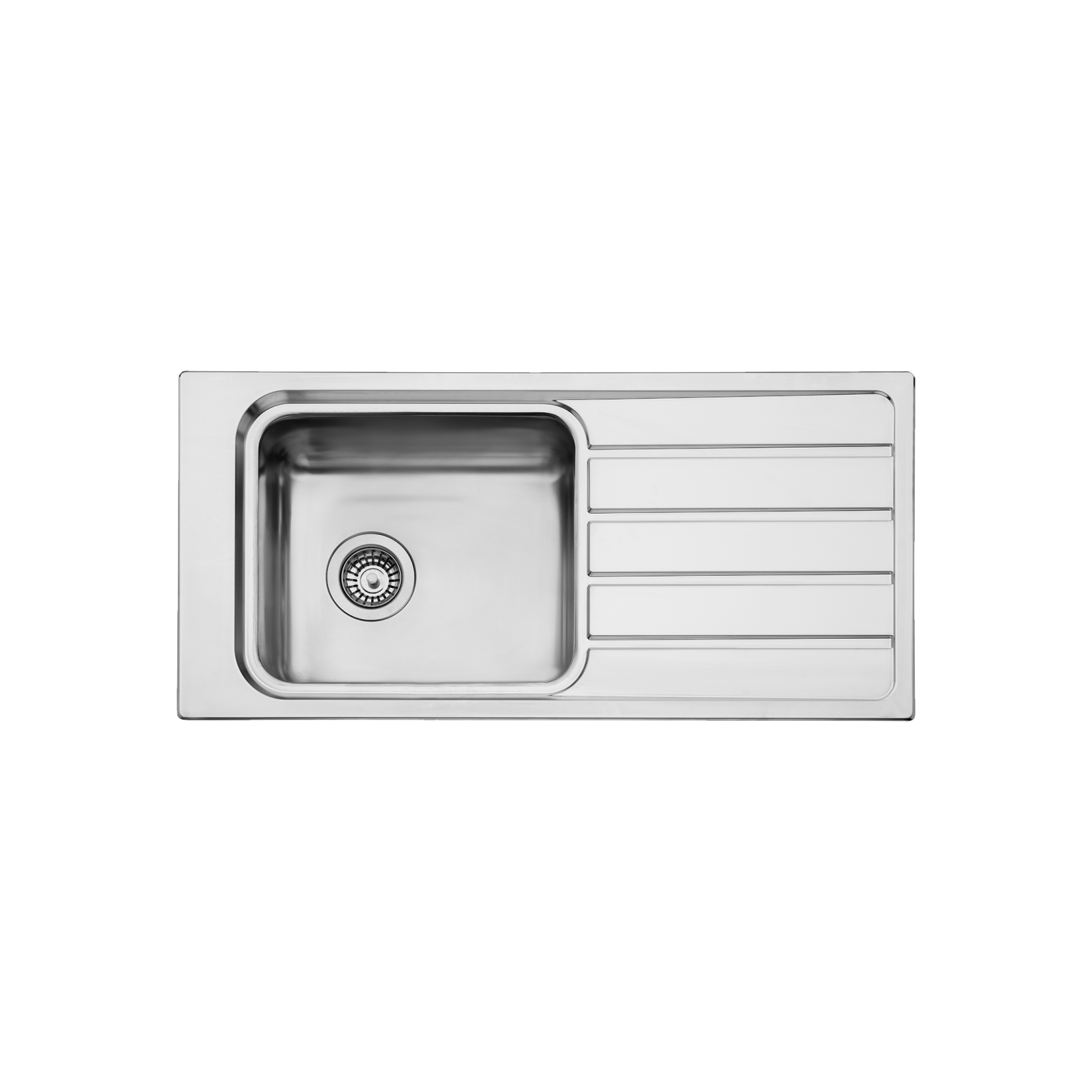 Oliveri Puro Single Bowl Care Sink with Drainer