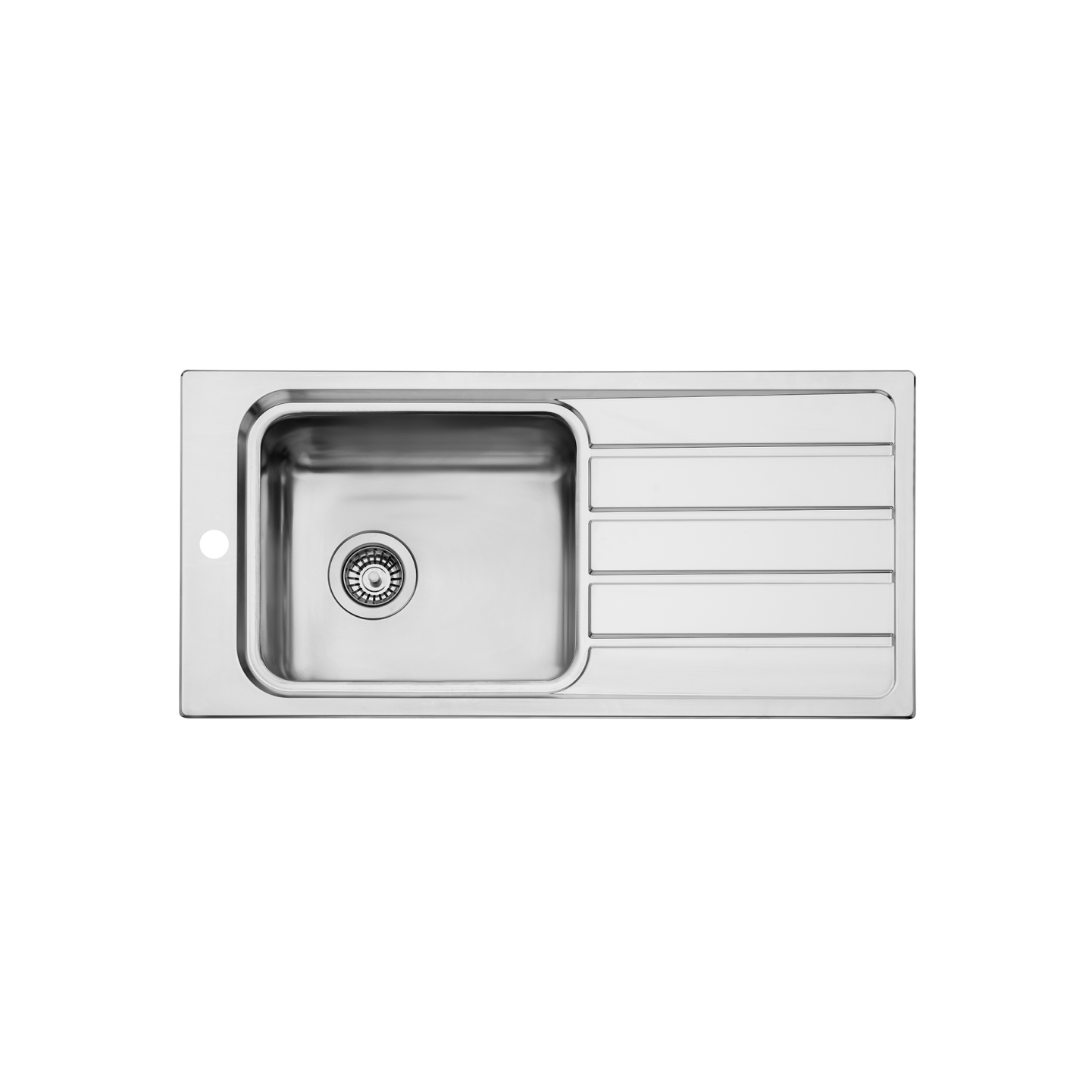 Oliveri Puro Single Bowl Care Sink with Drainer