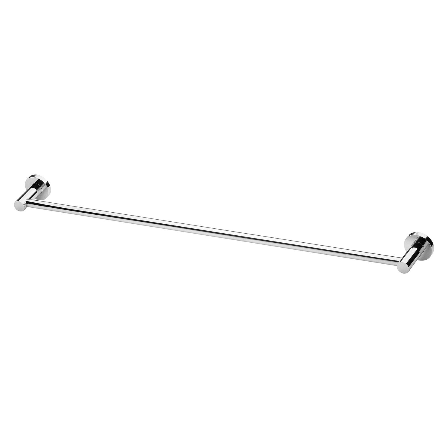Phoenix Radii 800mm Single Towel Rail Round Plate RA803