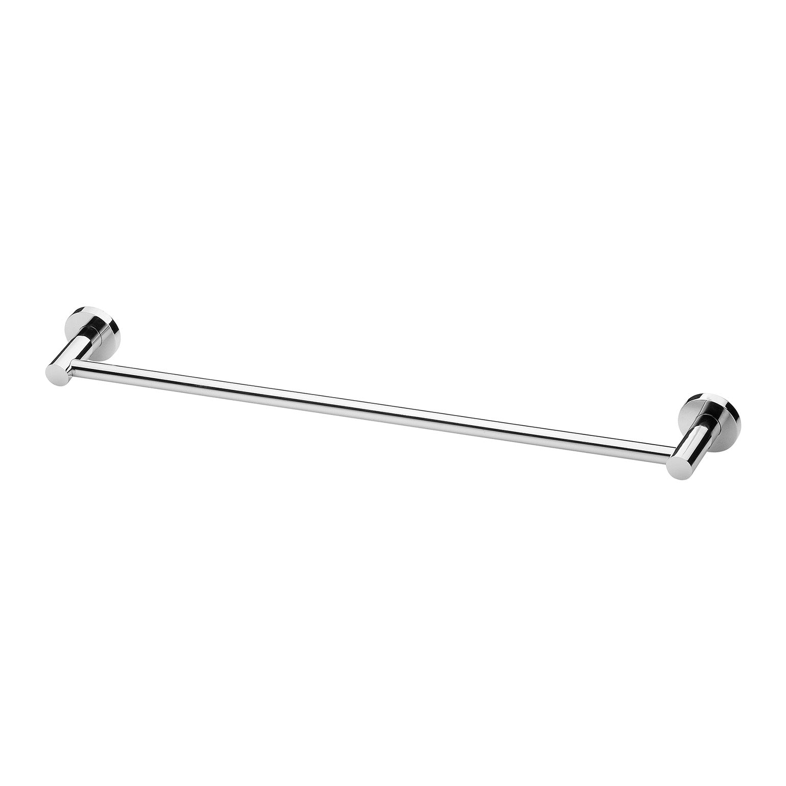 Phoenix Radii 600mm Single Towel Rail Round Plate RA804