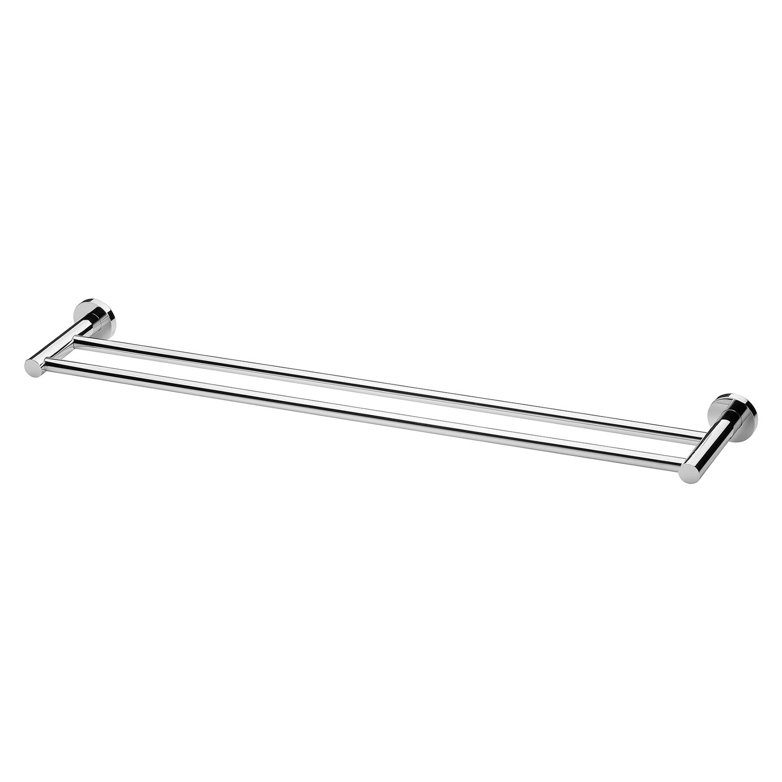 Phoenix Radii 800mm Double Towel Rail Round Plate RA812