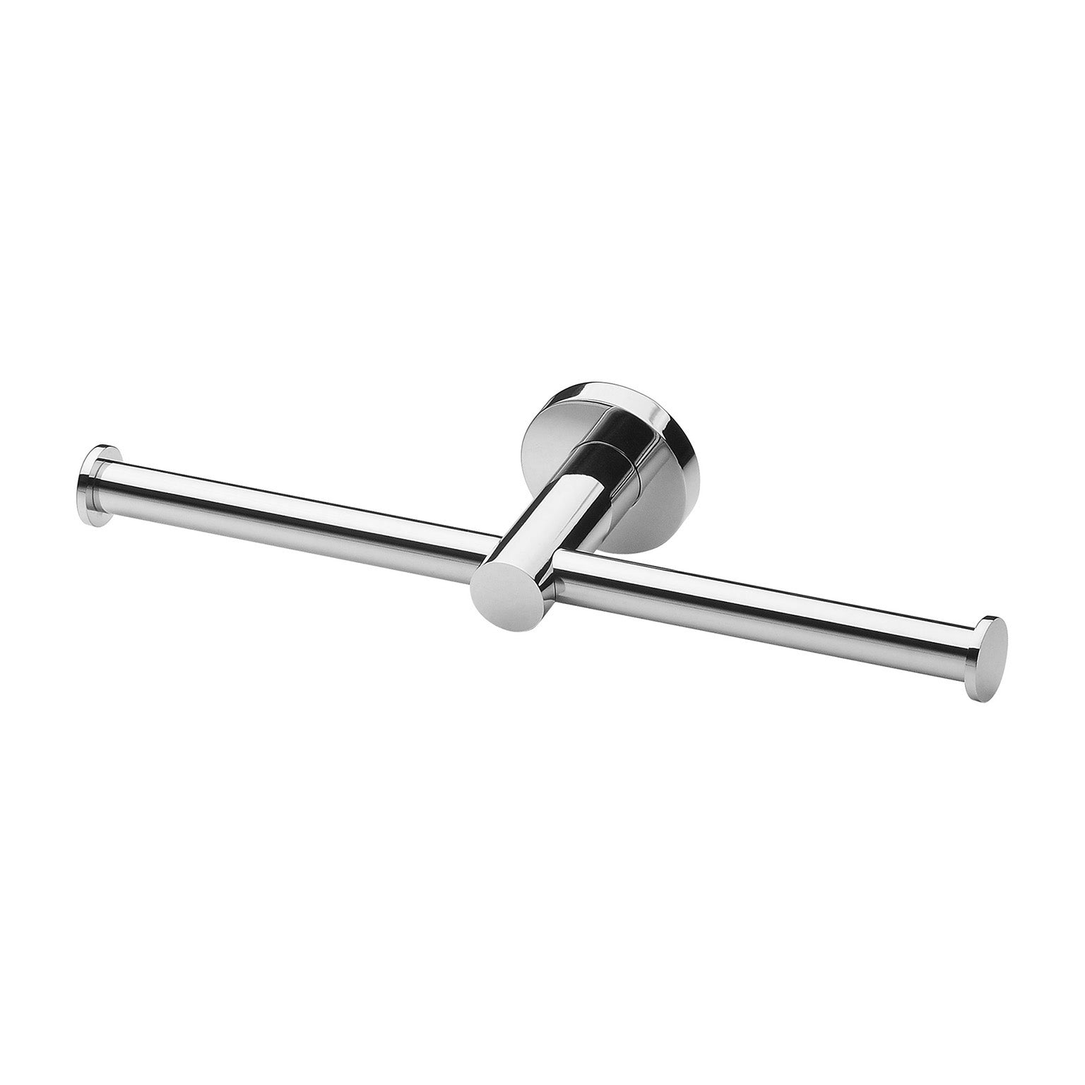 Phoenix Radii Double Toilet Roll Holder Round Plate RA891 CHR