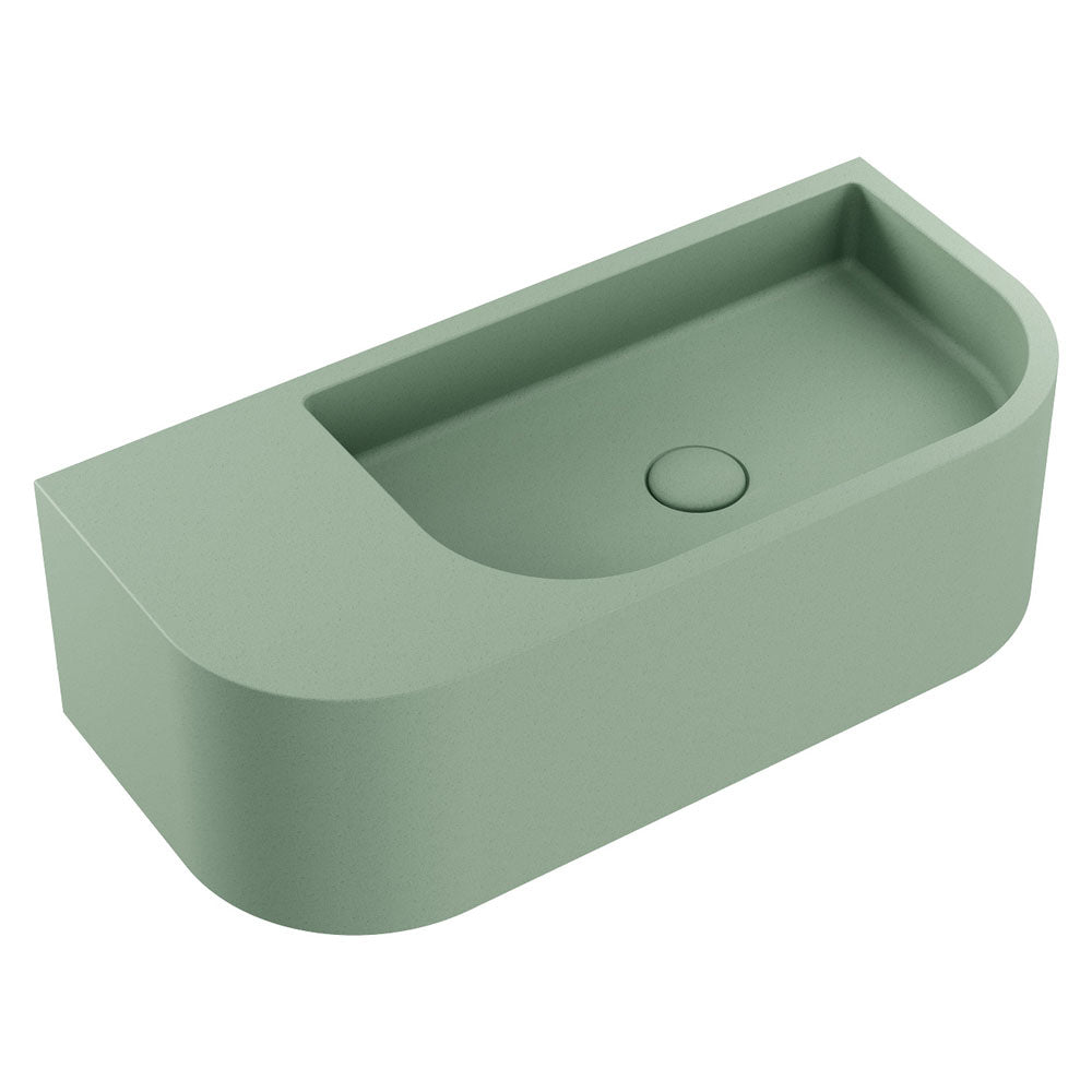 Fienza Blanca Wall Hung Concrete Basin RB061