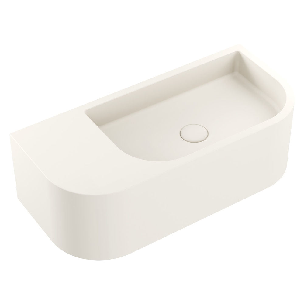 Fienza Blanca Wall Hung Concrete Basin RB061