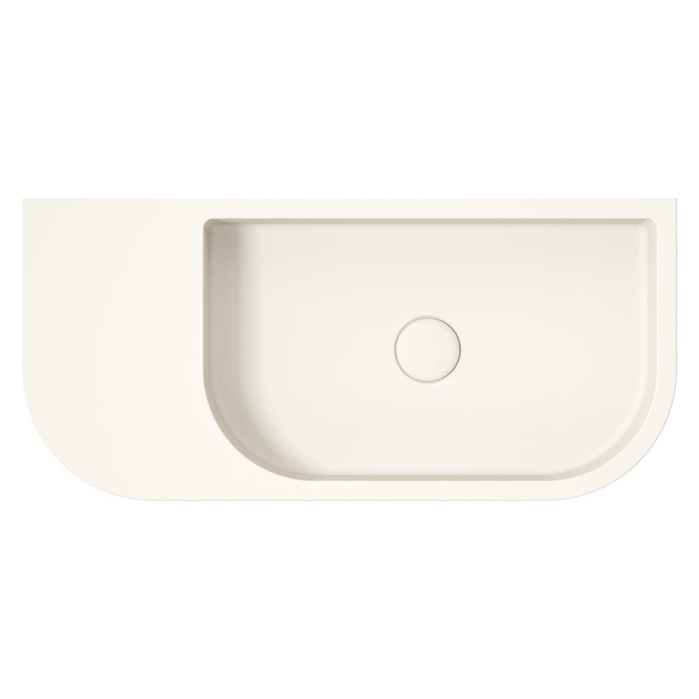 Fienza Blanca Wall Hung Concrete Basin RB061