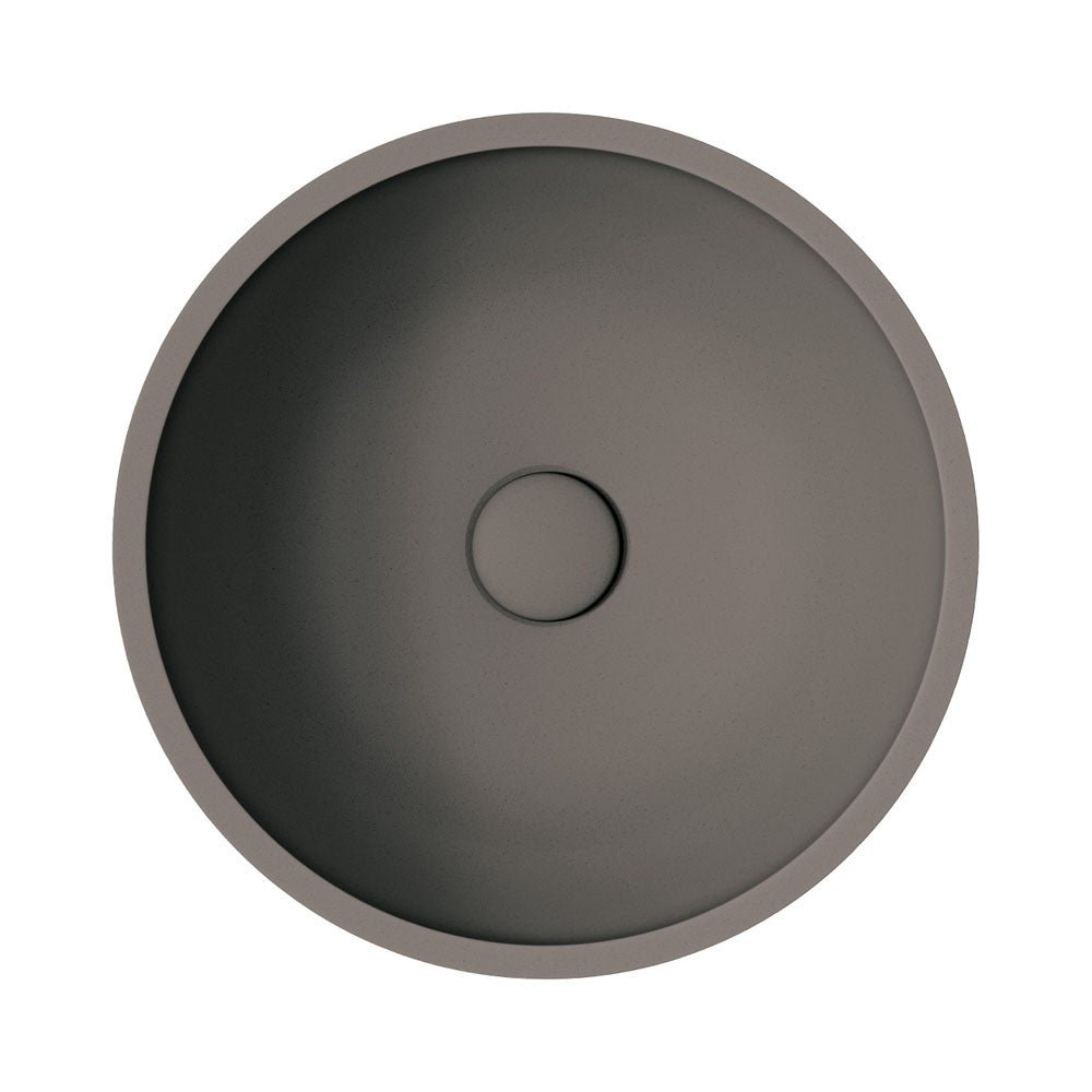 Fienza Alba Round Above Counter Concrete Basin RB074
