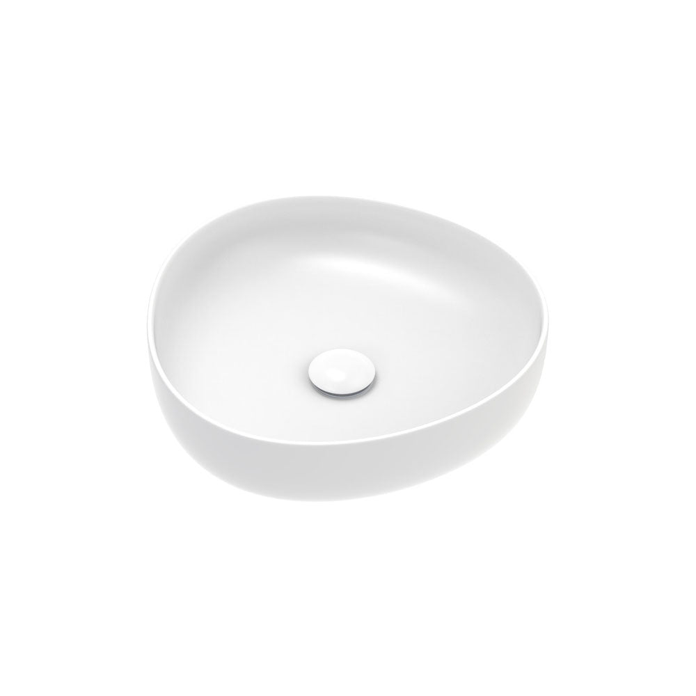 Fienza Pebble Small Above Counter Ceramic Basin RB486
