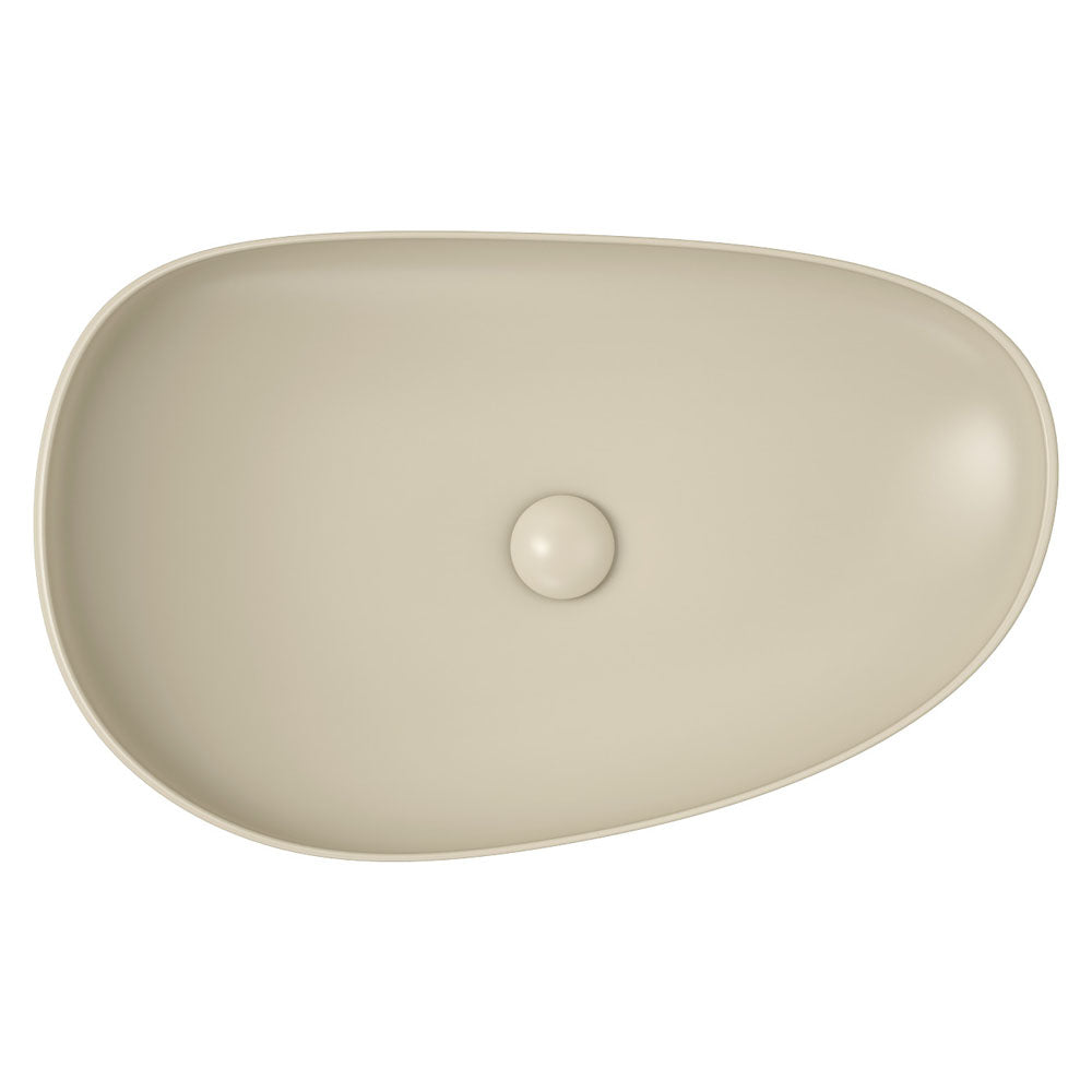 Fienza Pebble Large Above Counter Ceramic Basin RB489