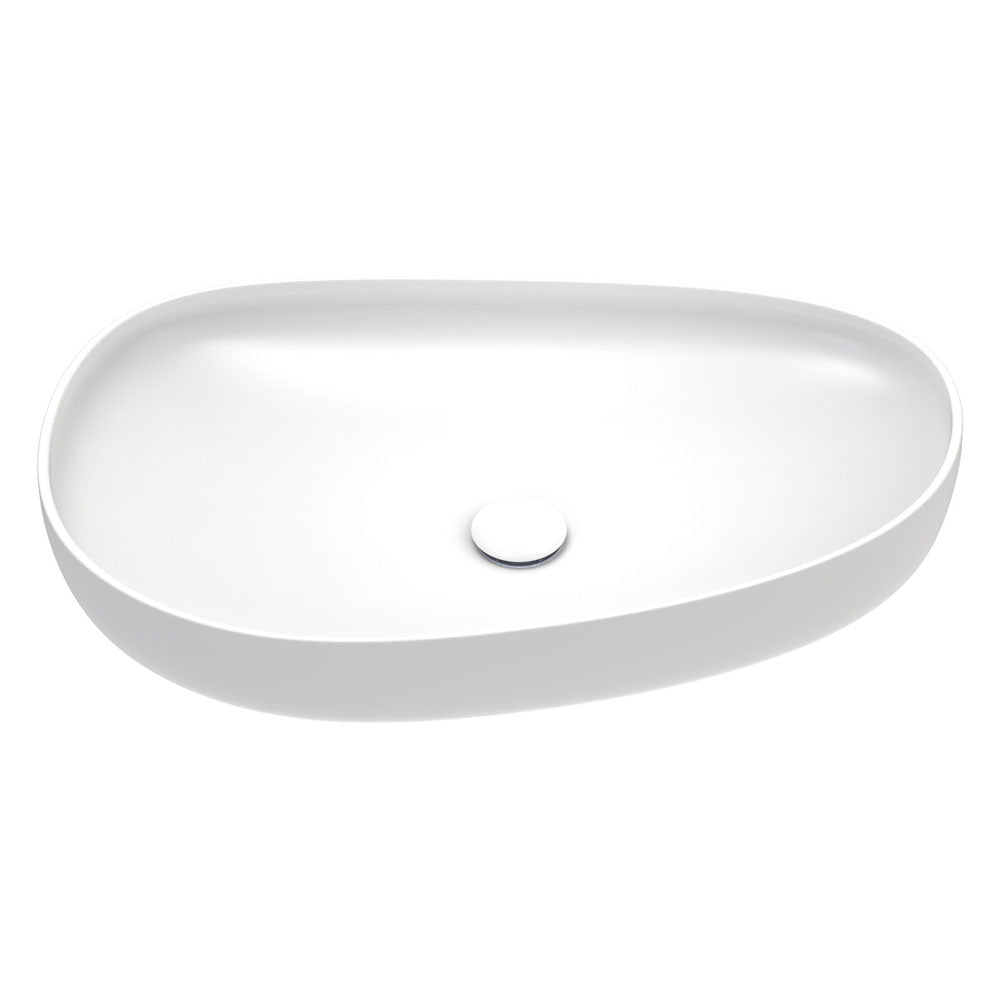 Fienza Pebble Large Above Counter Ceramic Basin RB489