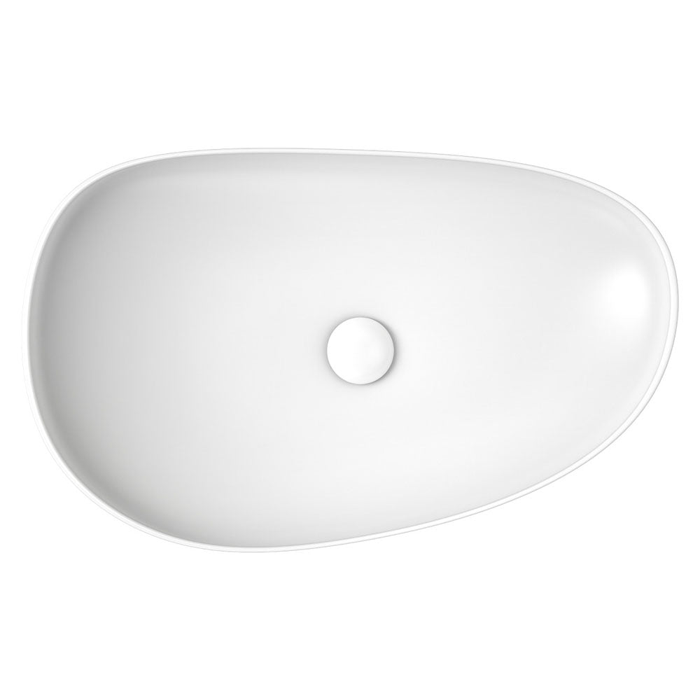 Fienza Pebble Large Above Counter Ceramic Basin RB489