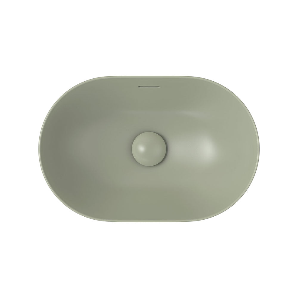 Fienza Aluca Pill Semi-Inset Counter Ceramic Basin RB530