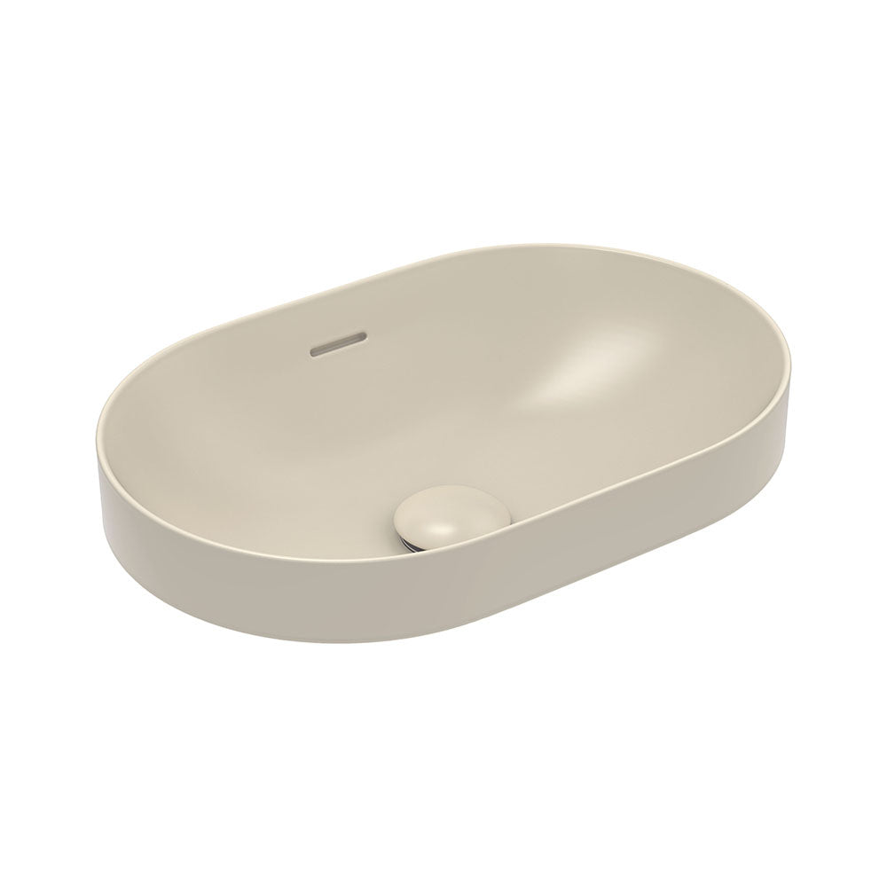 Fienza Aluca Pill Semi-Inset Counter Ceramic Basin RB530