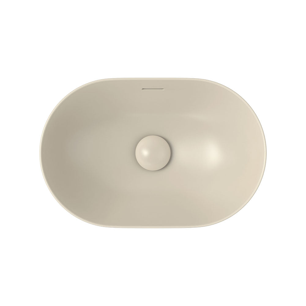 Fienza Aluca Pill Semi-Inset Counter Ceramic Basin RB530
