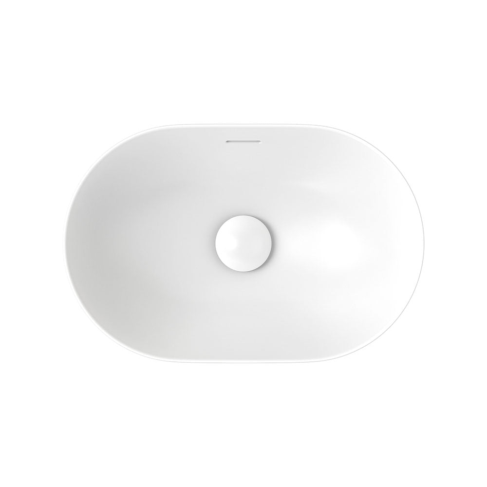 Fienza Aluca Pill Semi-Inset Counter Ceramic Basin RB530