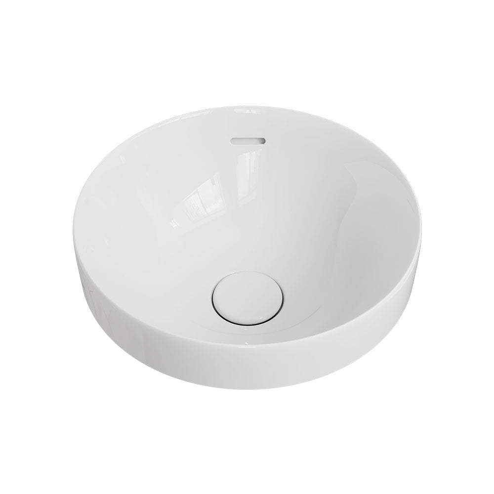 Fienza Aluca Round Semi-Inset Counter Ceramic Basin RB532