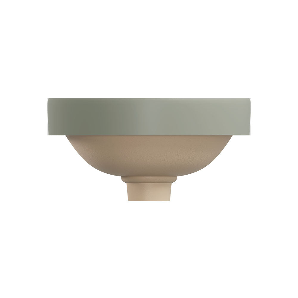 Fienza Aluca Round Semi-Inset Counter Ceramic Basin RB532