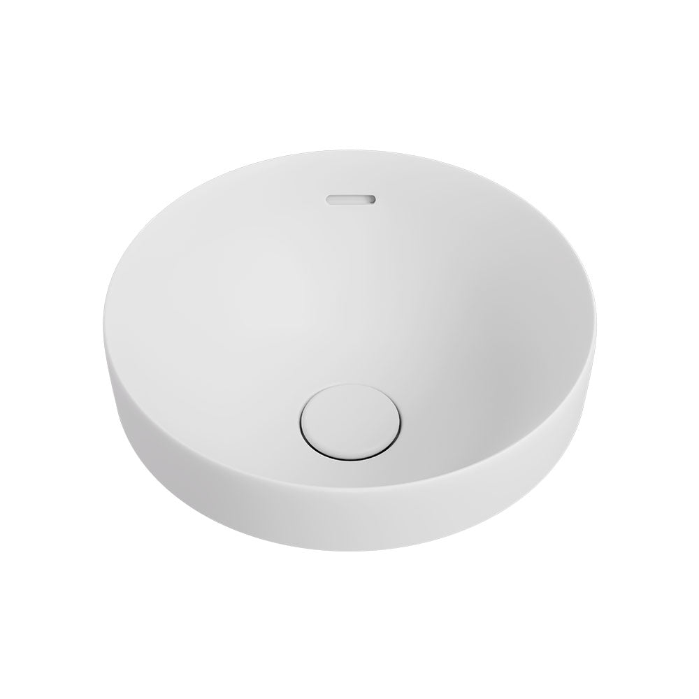 Fienza Aluca Round Semi-Inset Counter Ceramic Basin RB532