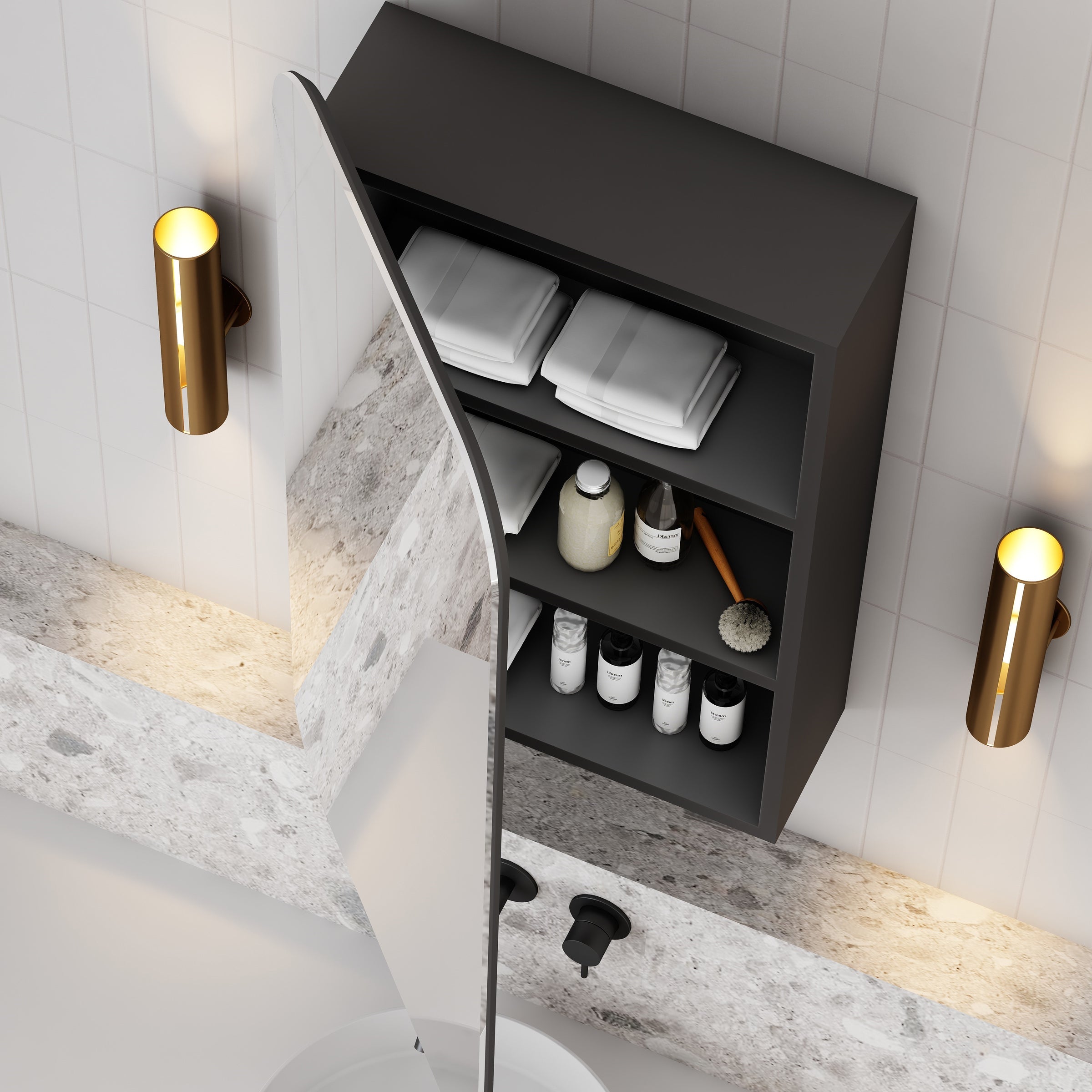 Cassa Design 450mm Rec Shaving Cabinet