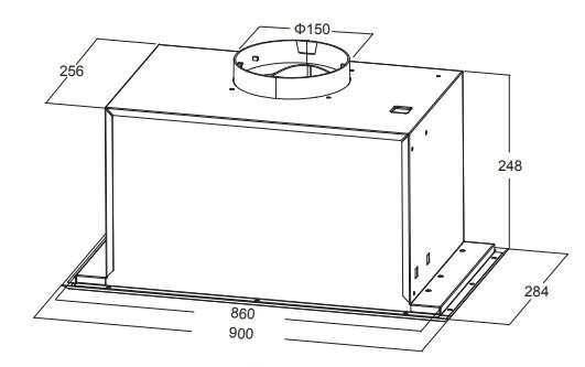 Kleenmaid 90cm Stainless Steel Undermount Rangehood RHUC92