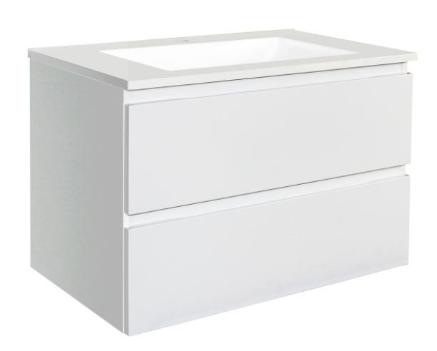 Riva 750mm Wall Hung Vanity