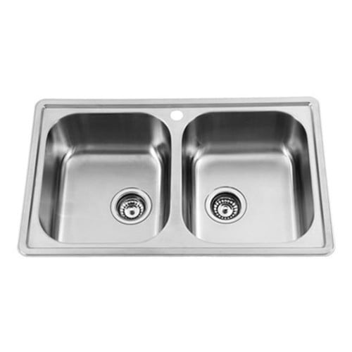 Sterling Prestige Double Bowl Sink S2401THBW-S