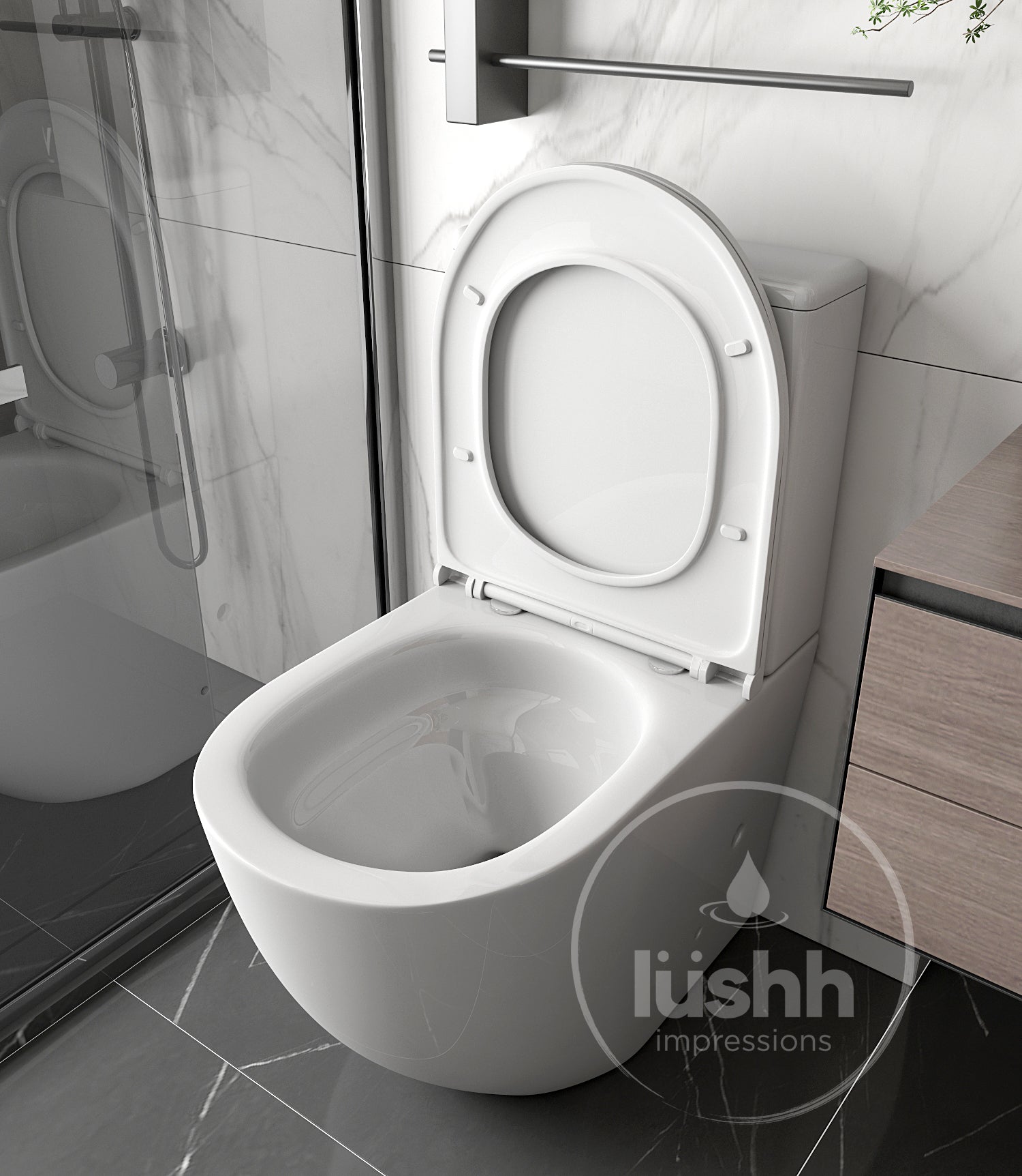 Lushh Sequoia Back To Wall Toilet Suite LS-SQ-BTW-88