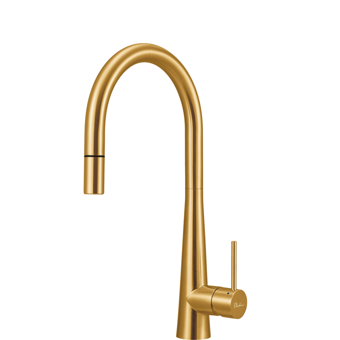 Oliveri Essente 316 Stainless Steel Goose Neck Mixer Pull Out Mixer SS31625