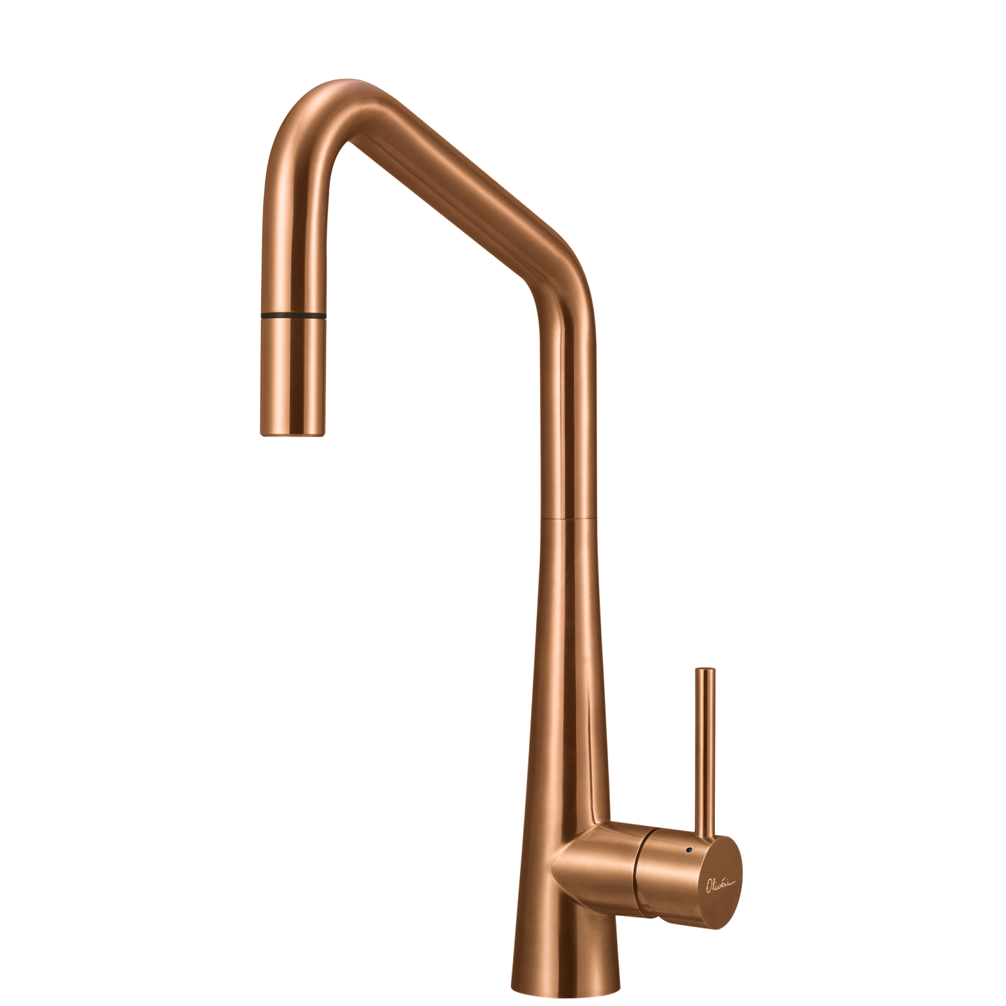 Oliveri Essente 316 Stainless Steel Square Goose Neck Mixer Pull Out Mixer SS31675
