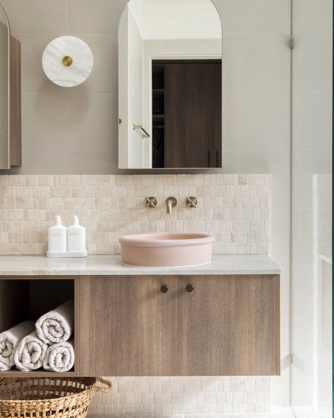 nood co. Tub Above Counter Concrete Basin TB1-1-0