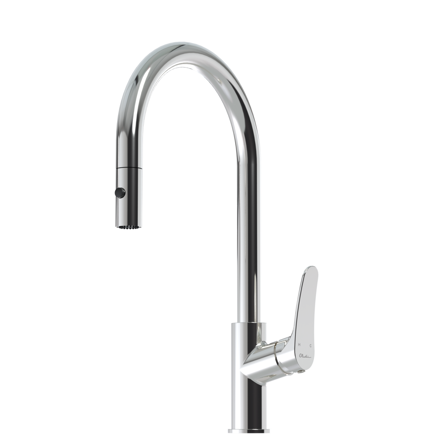 Oliveri Verona Pull Out Gooseneck Spray Mixer