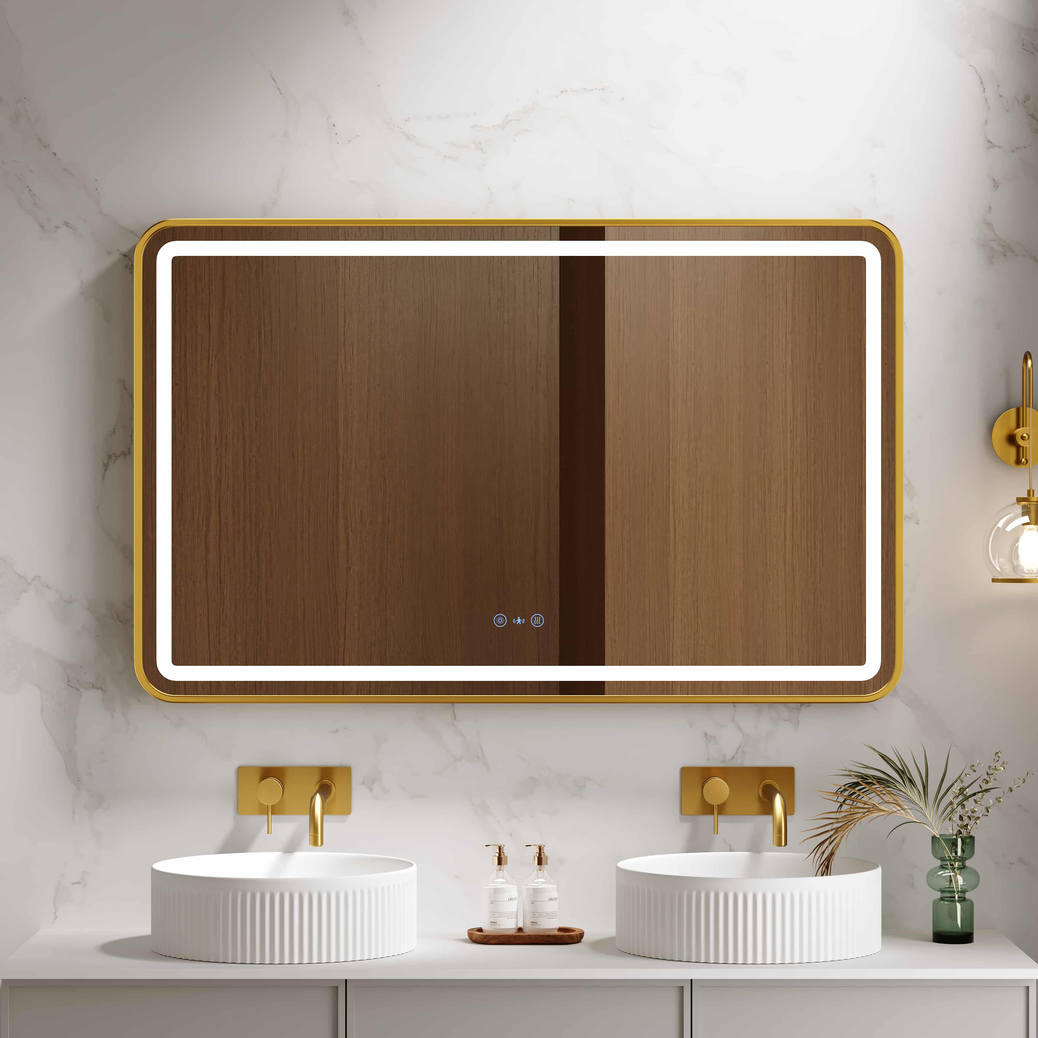 Mercio Venus 1200 x 750mm Framed LED Mirror