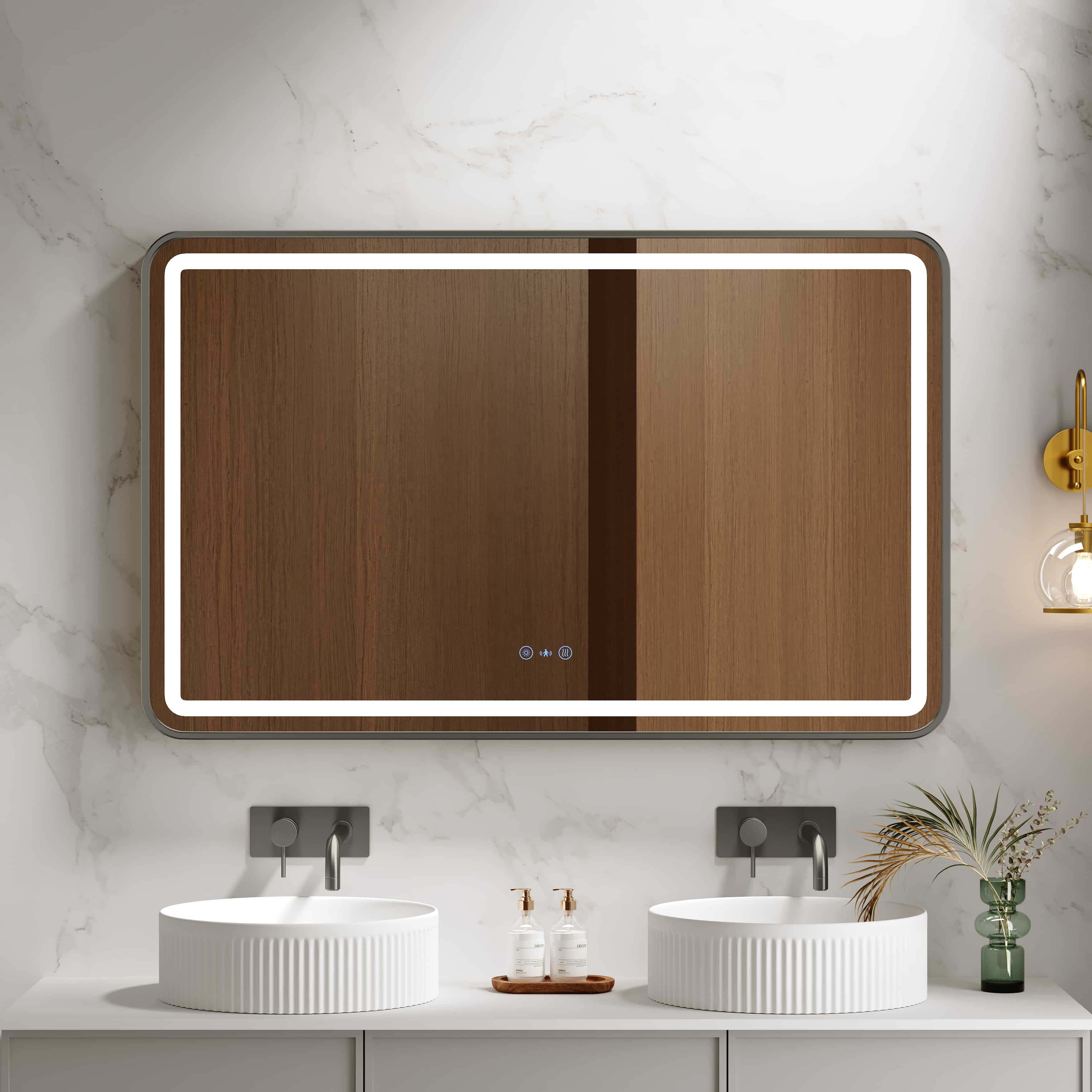 Mercio Venus 1200 x 750mm Framed LED Mirror