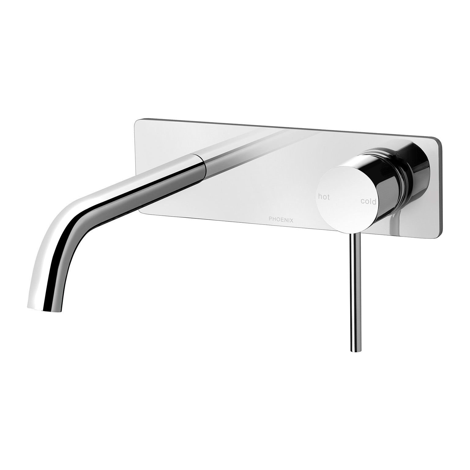 Phoenix Vivid Slimline SwitchMix Wall Basin / Bath Mixer Set 180mm Fit-Off Kit Lead Free VS2812-1