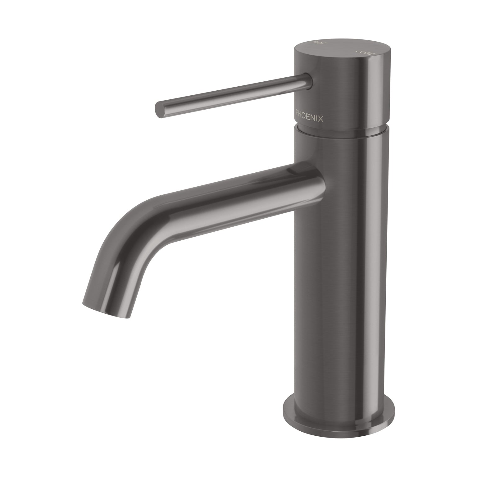Phoenix Vivid Slimline Basin Mixer Curved Outlet VS7701
